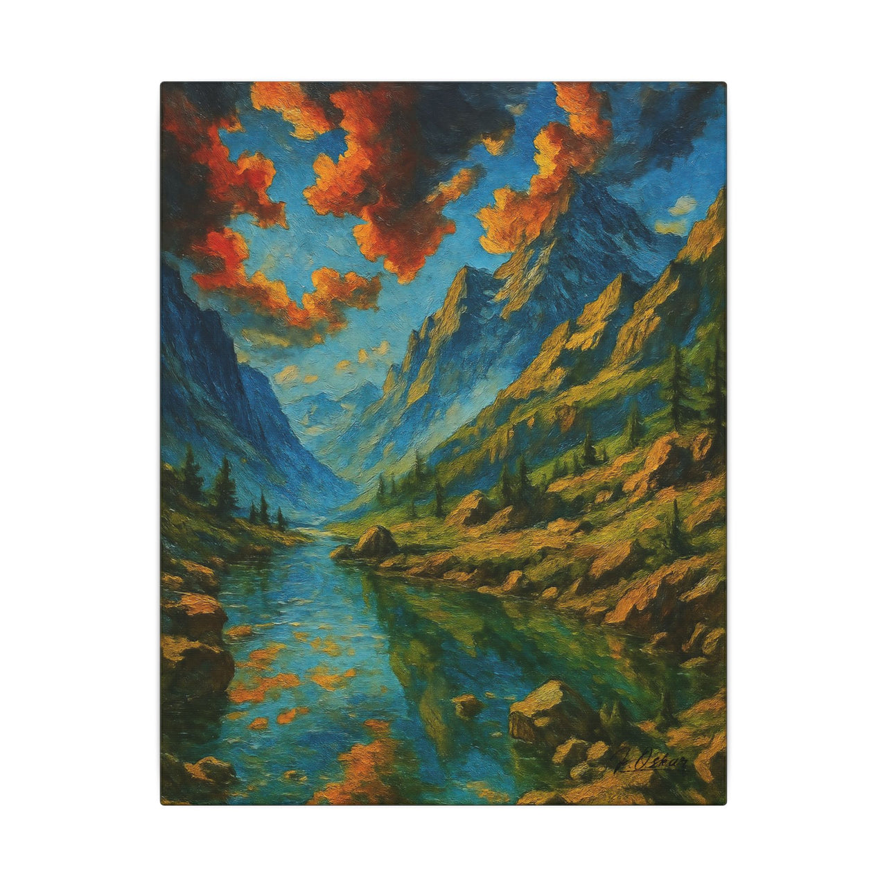 Majestic Mountain 17 - The Awakening Valley Canvas Art