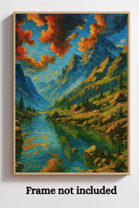 Majestic Mountain 17 - The Awakening Valley Canvas Art