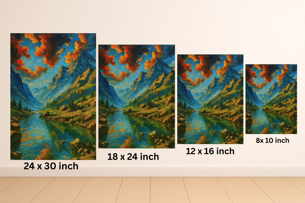 Majestic Mountain 17 - The Awakening Valley Canvas Art