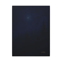 Majestic Mountain 69- Midnight Mist on the mountain Canvas Art