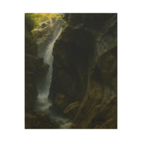 Majestic Mountain 40 - The Echoing Chasm Canvas Art