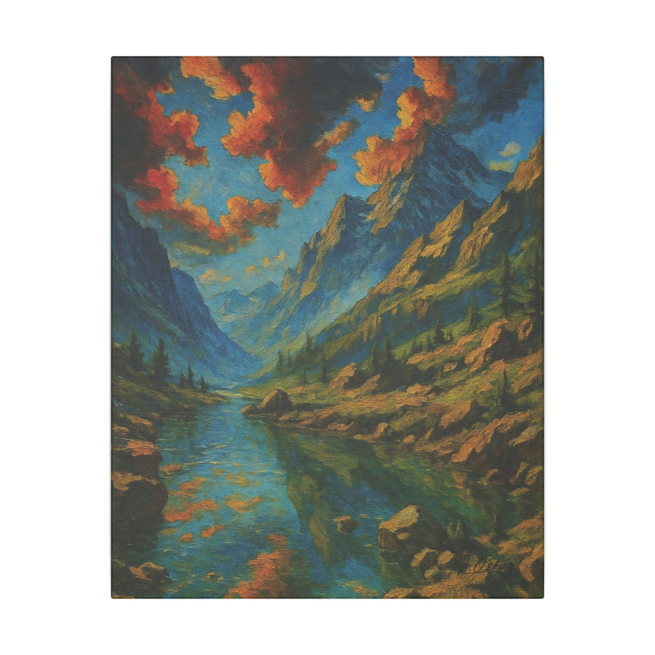 Majestic Mountain 17 - The Awakening Valley Canvas Art