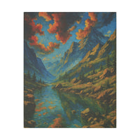 Majestic Mountain 17 - The Awakening Valley Canvas Art