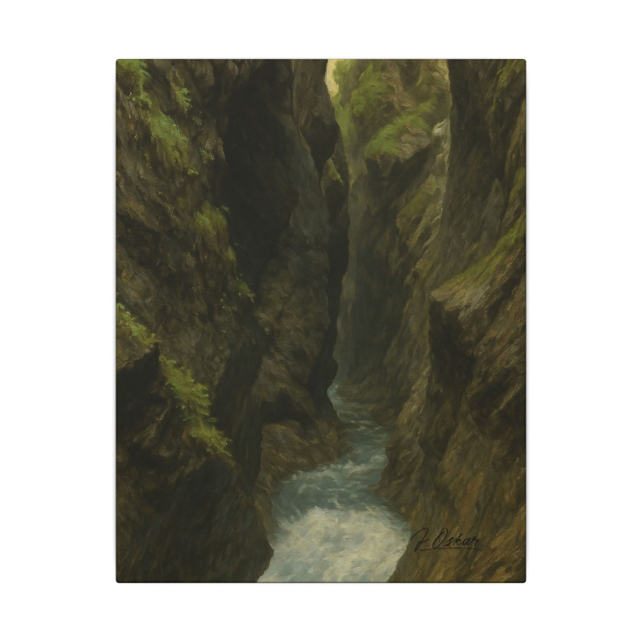 Majestic Mountain 48 - The Gorge Route Canvas Art