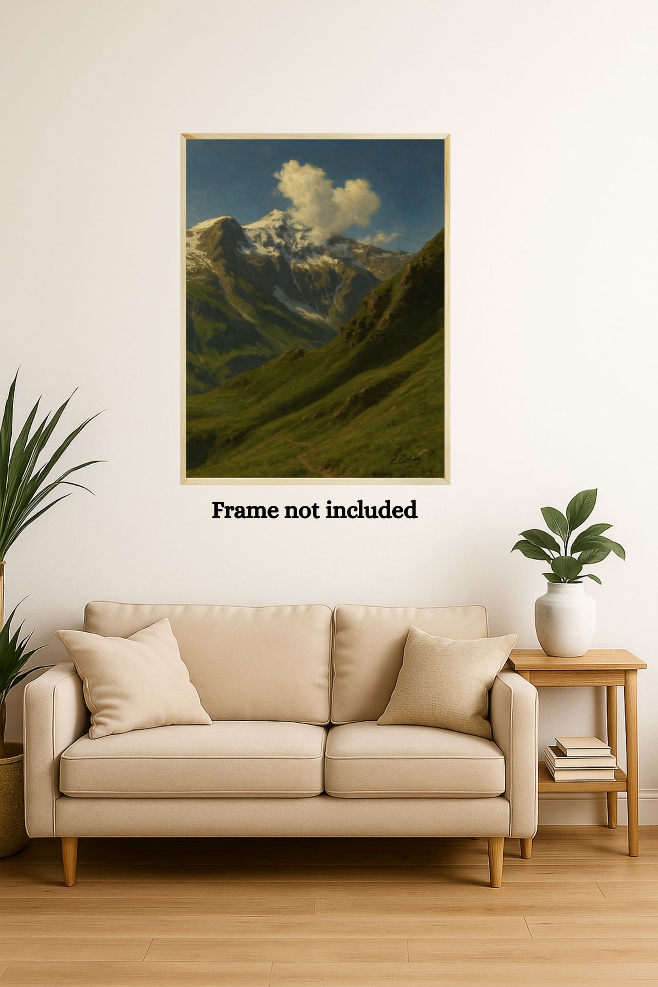 Majestic Mountain 83- Winding Path to the Peaks Canvas Art