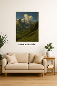 Majestic Mountain 83- Winding Path to the Peaks Canvas Art