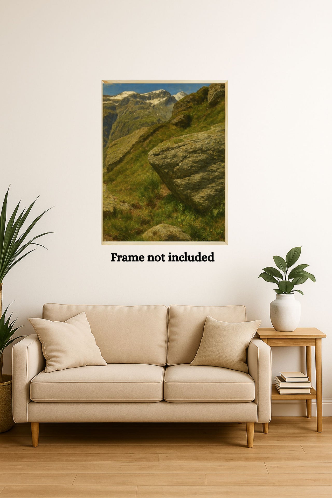 Majestic Mountain 89- Steps Among the Peaks Canvas Art