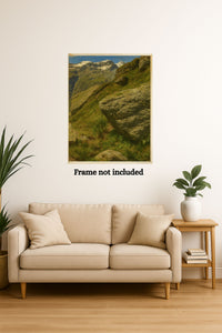 Majestic Mountain 89- Steps Among the Peaks Canvas Art