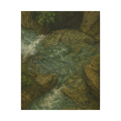 Majestic Mountain 44 - Dance of the Waters Canvas Art