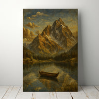 Majestic Mountain 2 - The Stillness Before the Journey Canvas Art