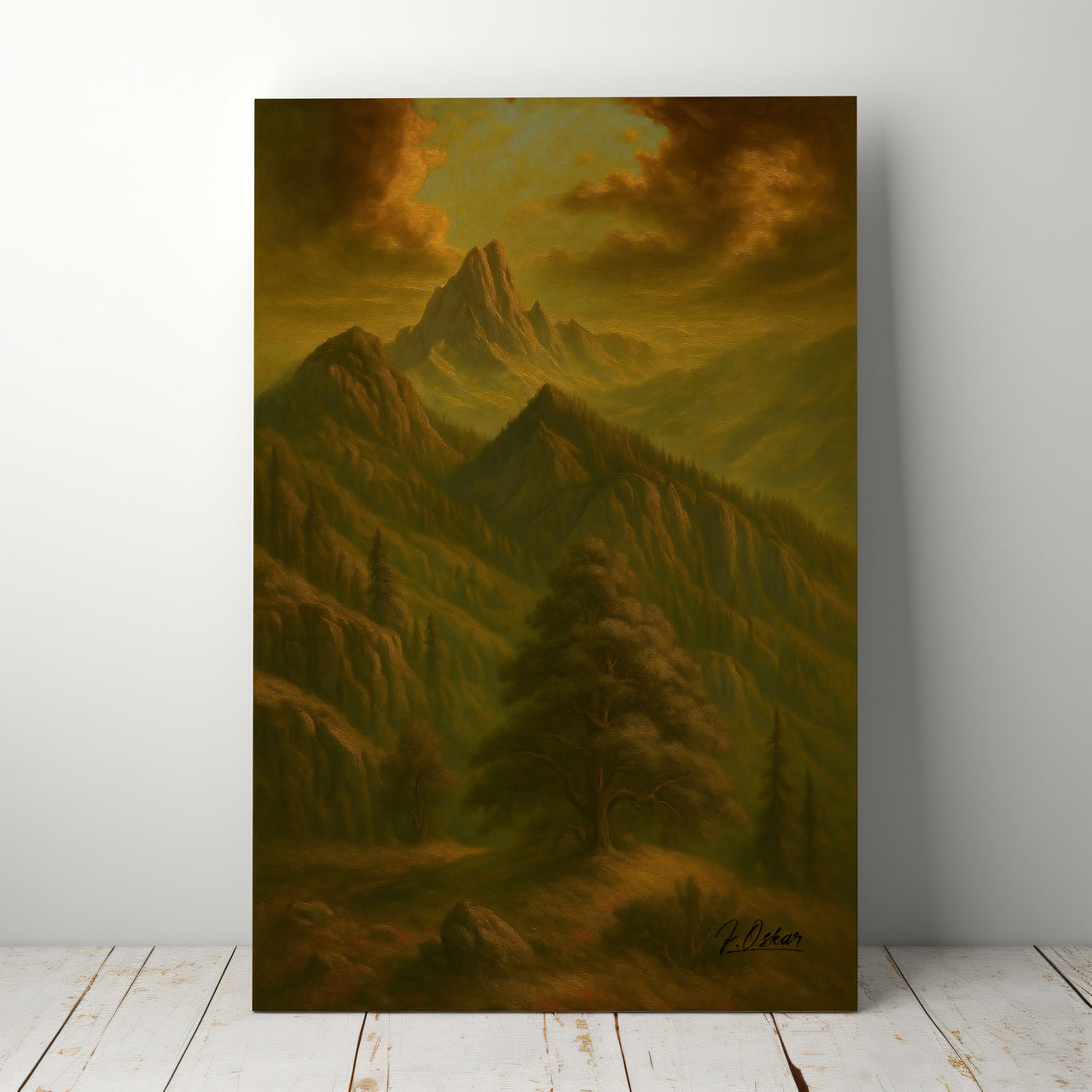 Majestic Mountain 15 - Journey to the Unknown Canvas Art