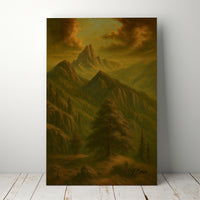 Majestic Mountain 15 - Journey to the Unknown Canvas Art