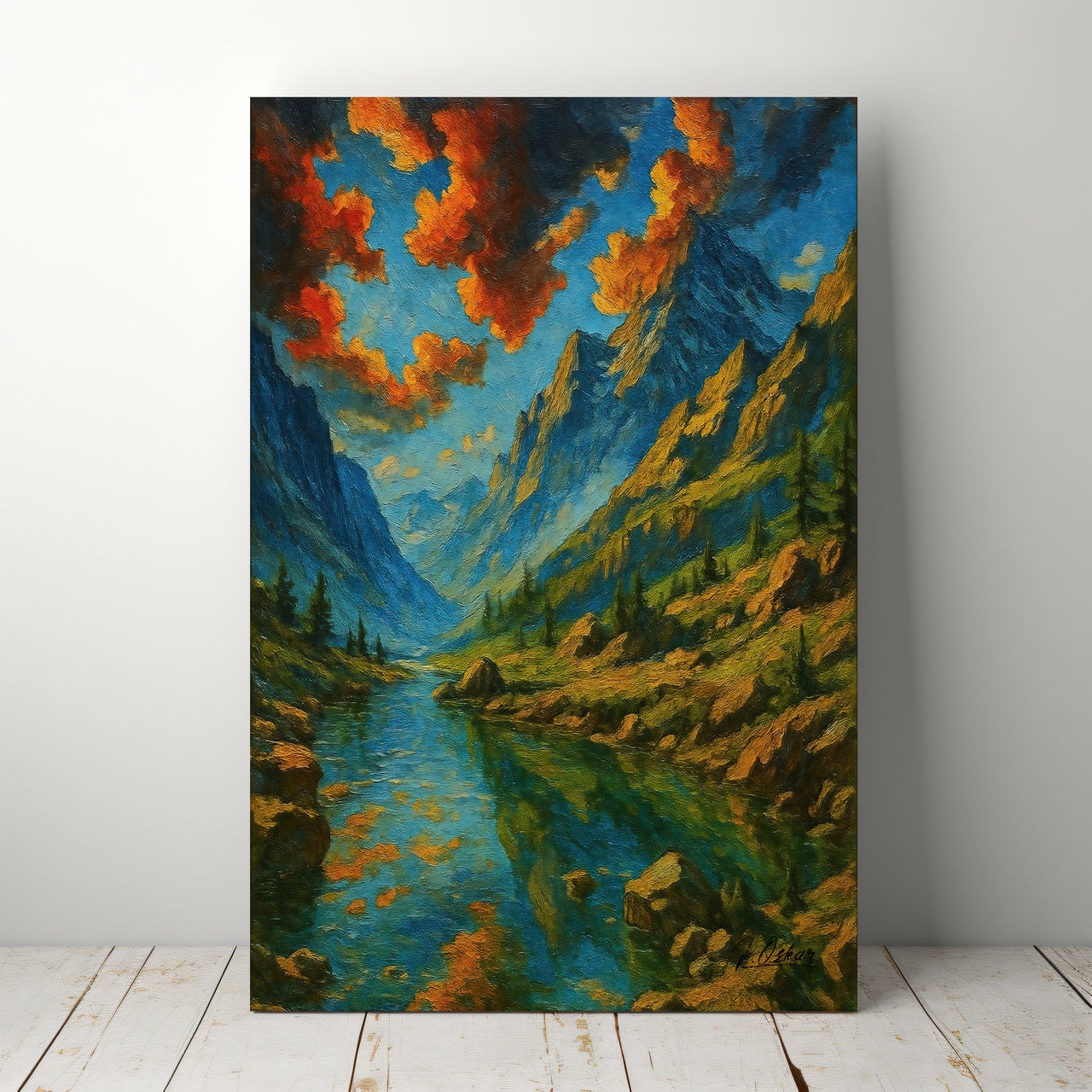 Majestic Mountain 17 - The Awakening Valley Canvas Art