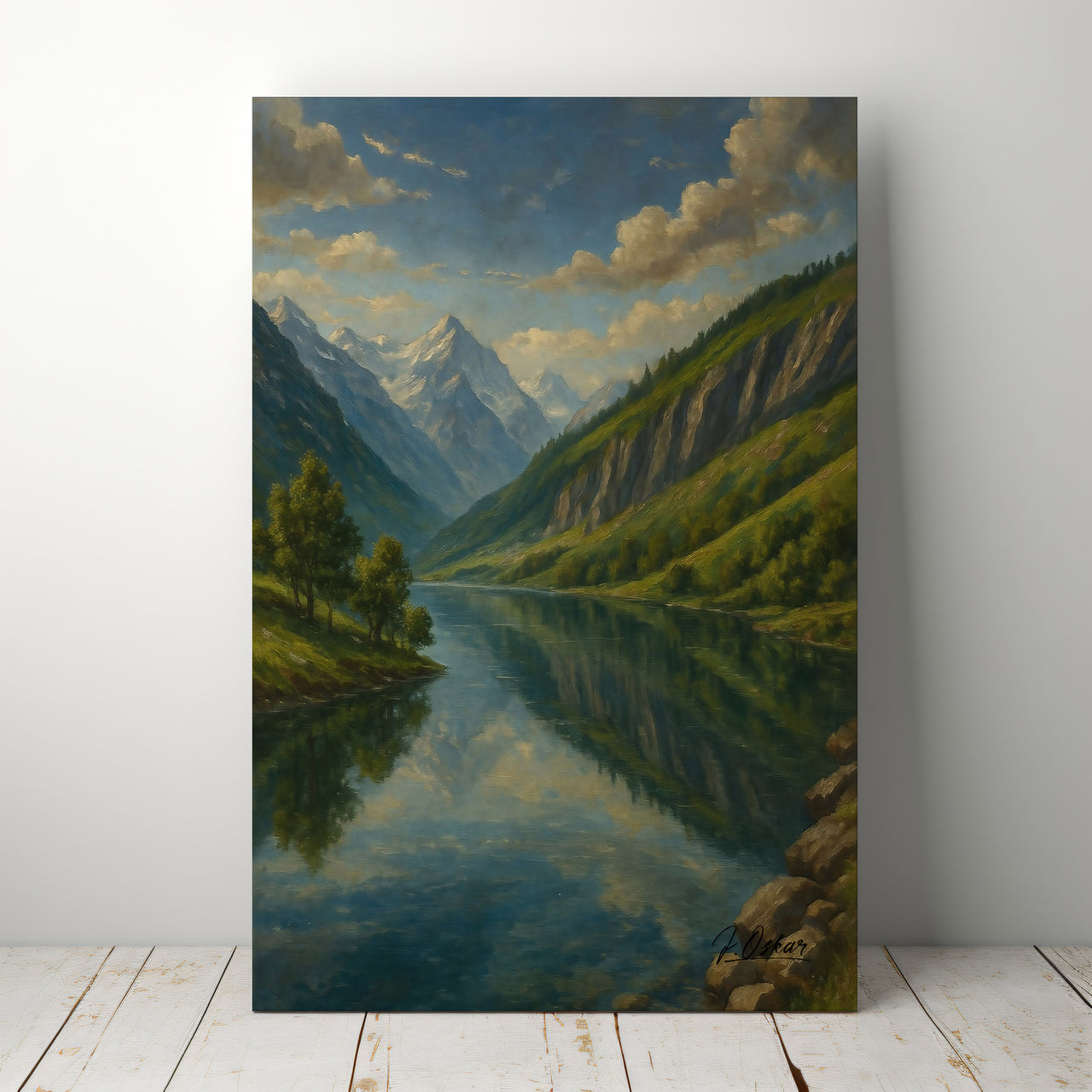 Majestic Mountain 21 - The Valley of Clarity Canvas Art
