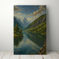 Majestic Mountain 21 - The Valley of Clarity Canvas Art