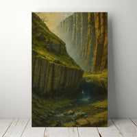 Majestic Mountain 22 - The Stone Corridor Canvas Art