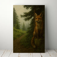 Majestic Mountain 32 - The Guide in the Mist Canvas Art