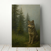 Majestic Mountain 33 - Sentinel of the Deep Woods Canvas Art