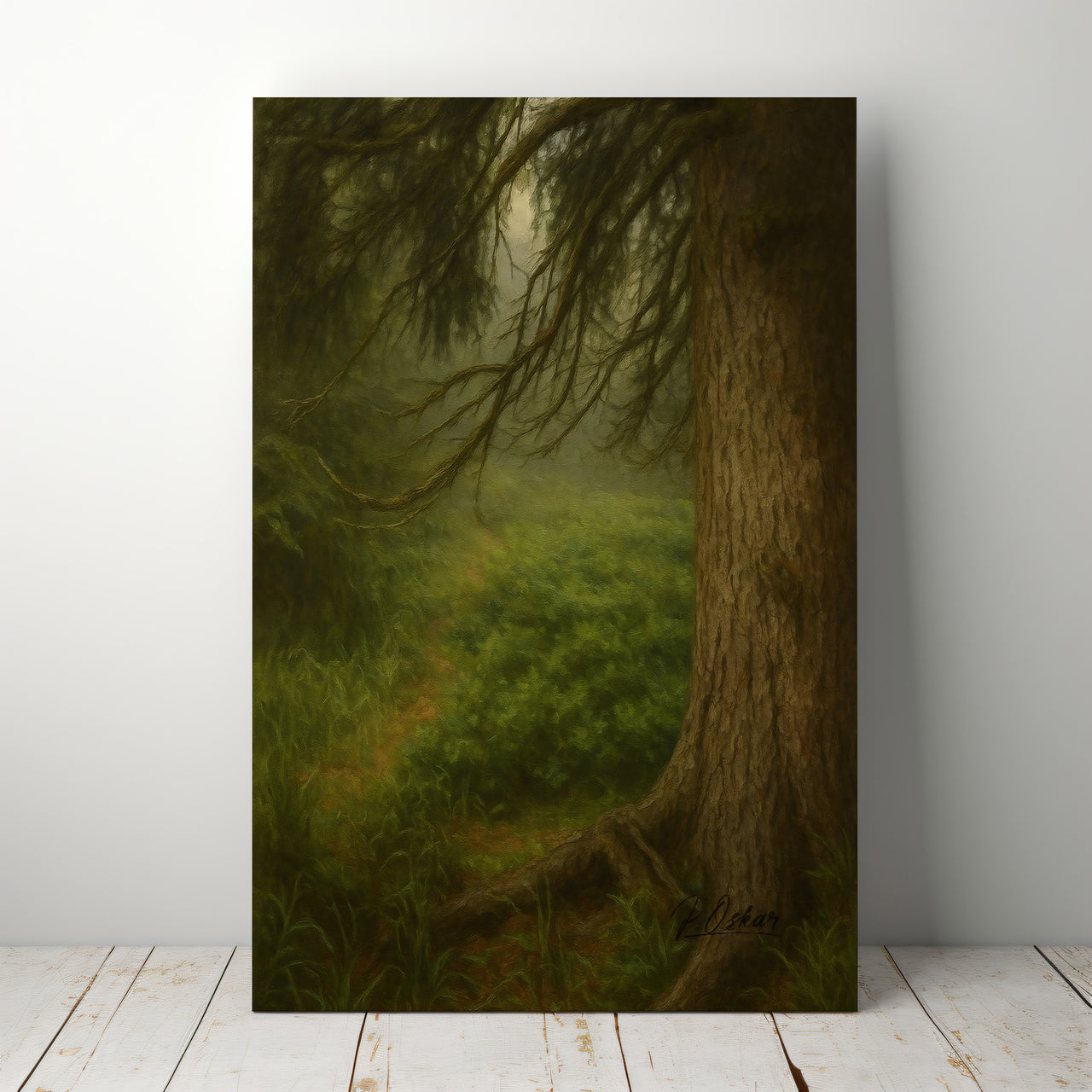 Majestic Mountain 35 - Under the Elder Pine Canvas Art