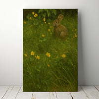 Majestic Mountain 36 - Among the Buttercups Canvas Art
