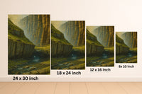 Majestic Mountain 22 - The Stone Corridor Canvas Art