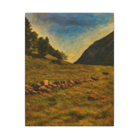Majestic Mountain 29 - Stone Line of Memory Canvas Art
