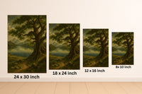 Majestic Mountain 26 - The Watchful Tree Canvas Art