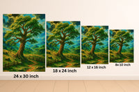 Majestic Mountain 28 - The Tree Beyond Fear Canvas Art