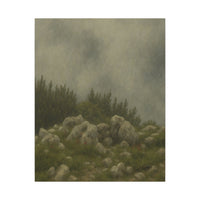 Majestic Mountain 57 - Rocky Ridge Above the Treeline Canvas Art