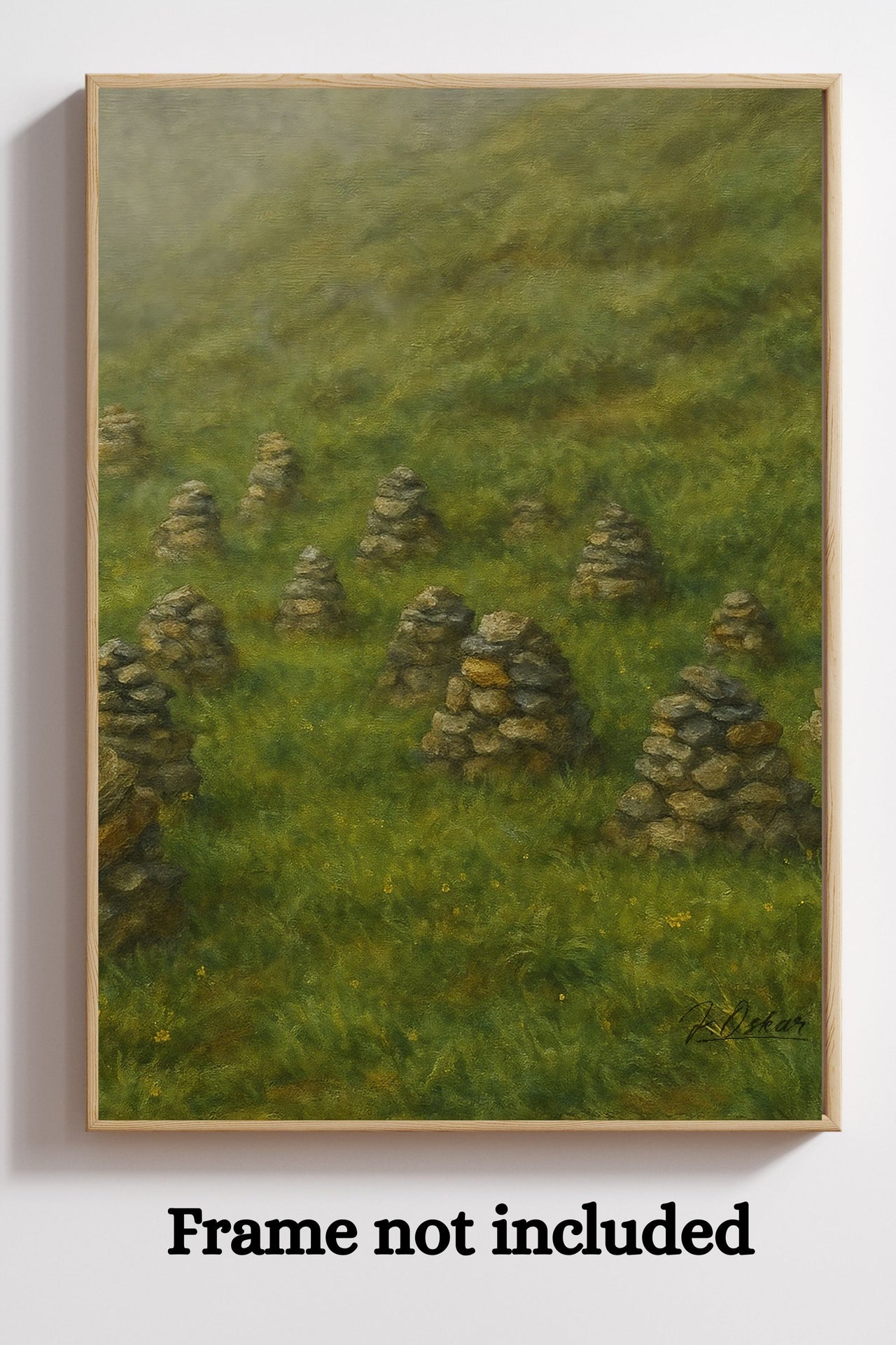 Majestic Mountain 30 - Voices in the Fog Canvas Art