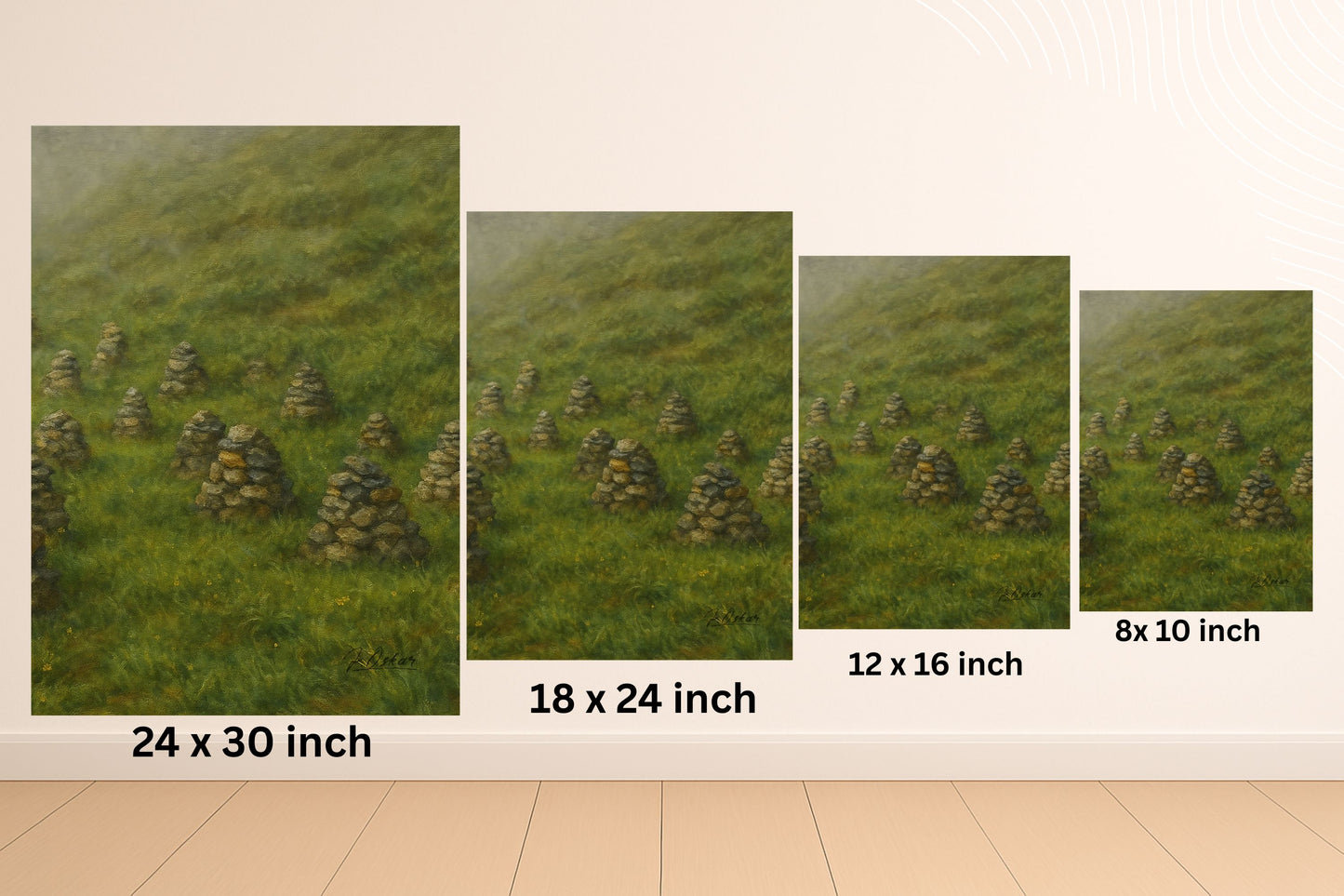 Majestic Mountain 30 - Voices in the Fog Canvas Art