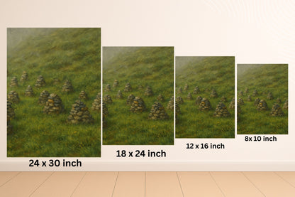 Majestic Mountain 30 - Voices in the Fog Canvas Art