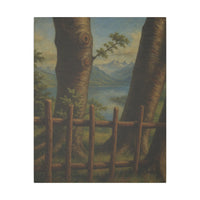 Majestic Mountain 23 - Between the Trees Canvas Art
