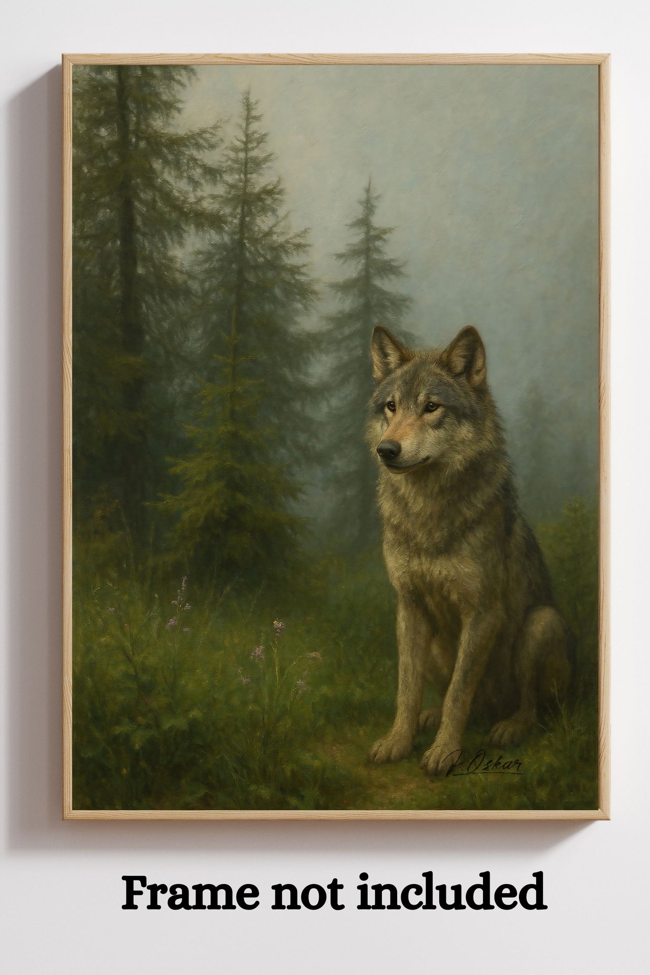 Majestic Mountain 33 - Sentinel of the Deep Woods Canvas Art