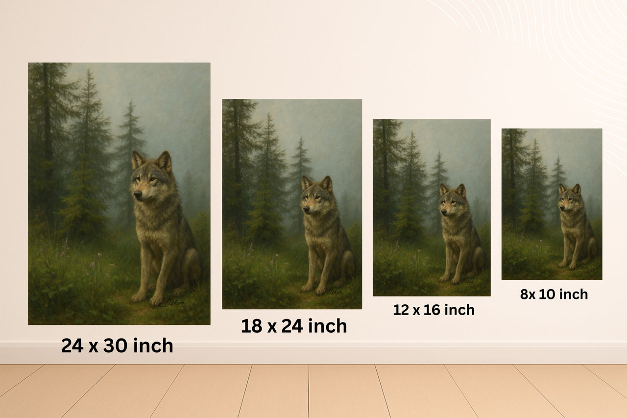 Majestic Mountain 33 - Sentinel of the Deep Woods Canvas Art