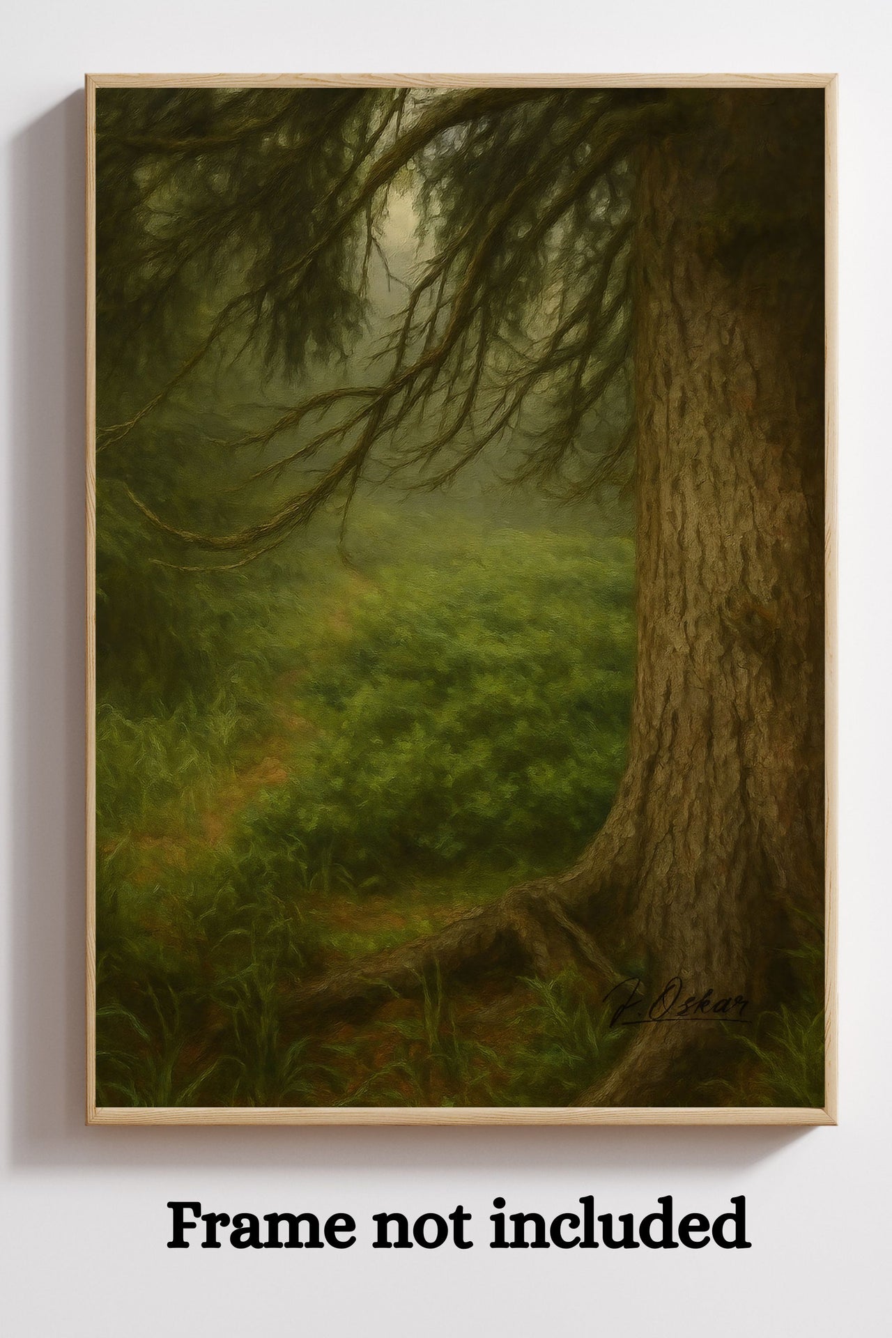 Majestic Mountain 35 - Under the Elder Pine Canvas Art
