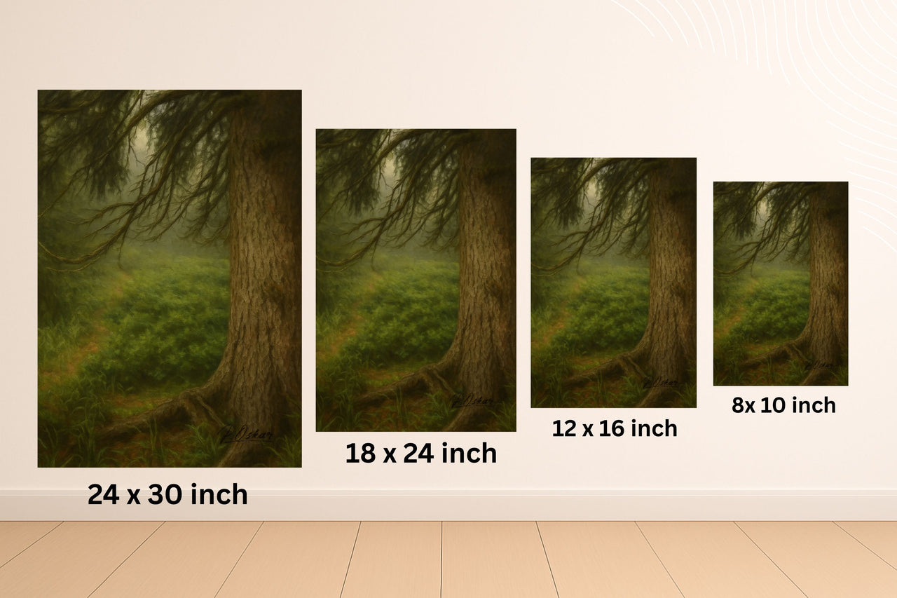 Majestic Mountain 35 - Under the Elder Pine Canvas Art