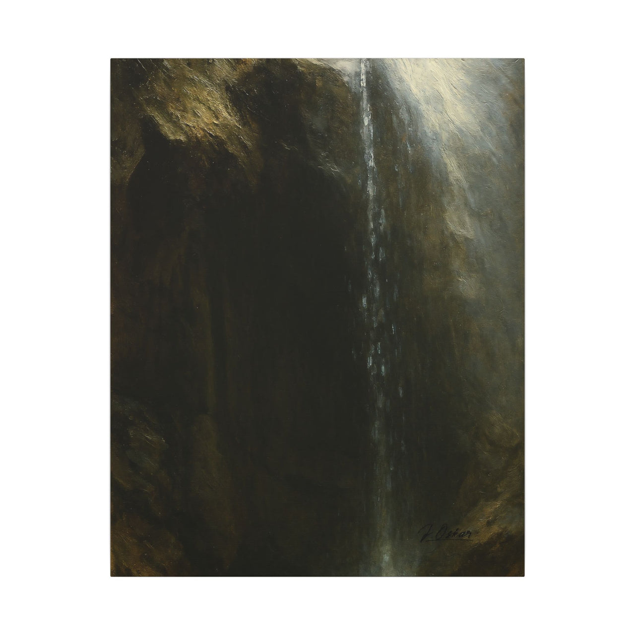 Majestic Mountain 41 - Whisperfall Canvas Art