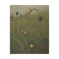 Majestic Mountain 54 - Wildflowers in the Mist Canvas Art