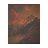 Majestic Mountain 95 - Summit in morning light Canvas Art