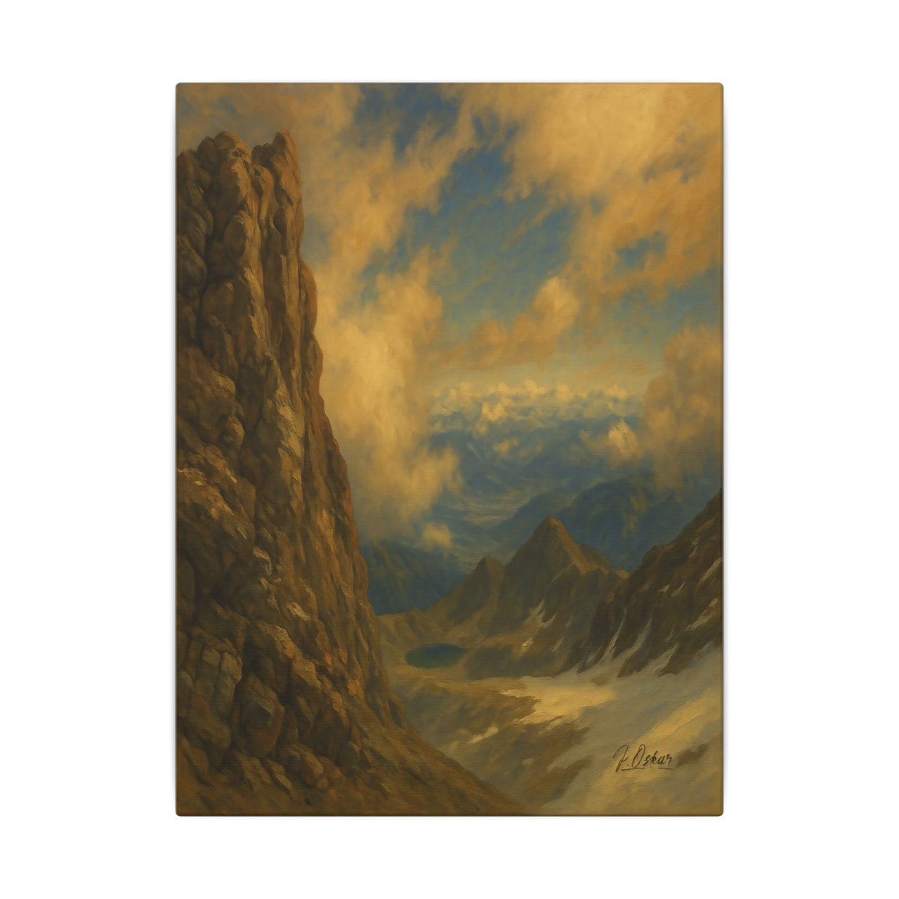 Majestic Mountain 100 - Beyond the Heights Canvas Art