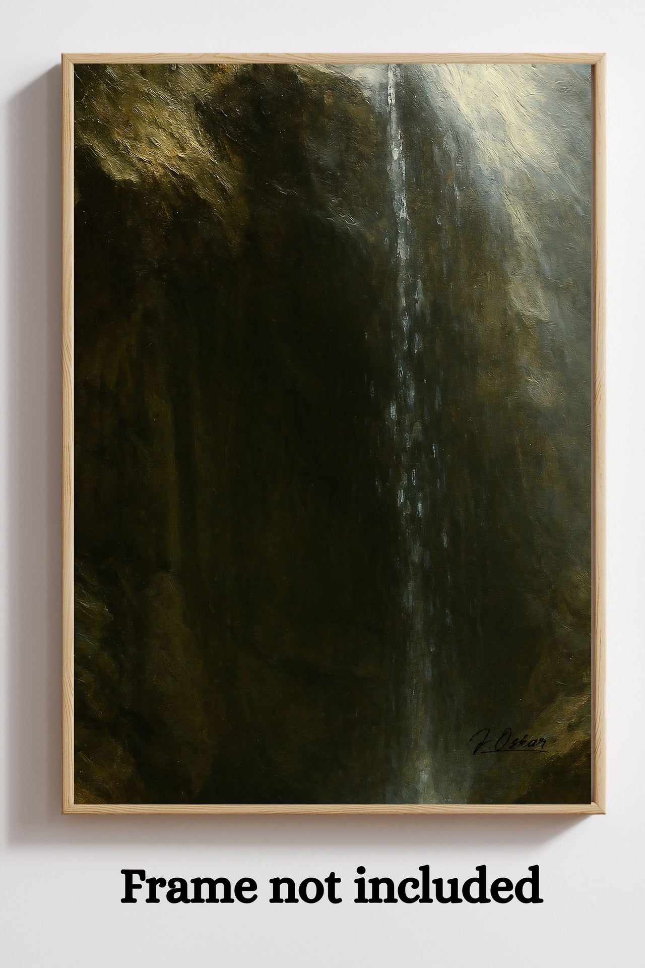 Majestic Mountain 41 - Whisperfall Canvas Art