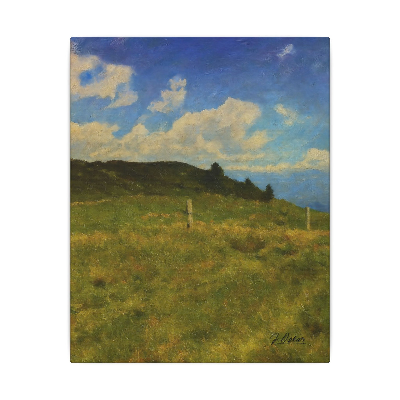Majestic Mountain 25 - Hill of Quiet Winds Canvas Art
