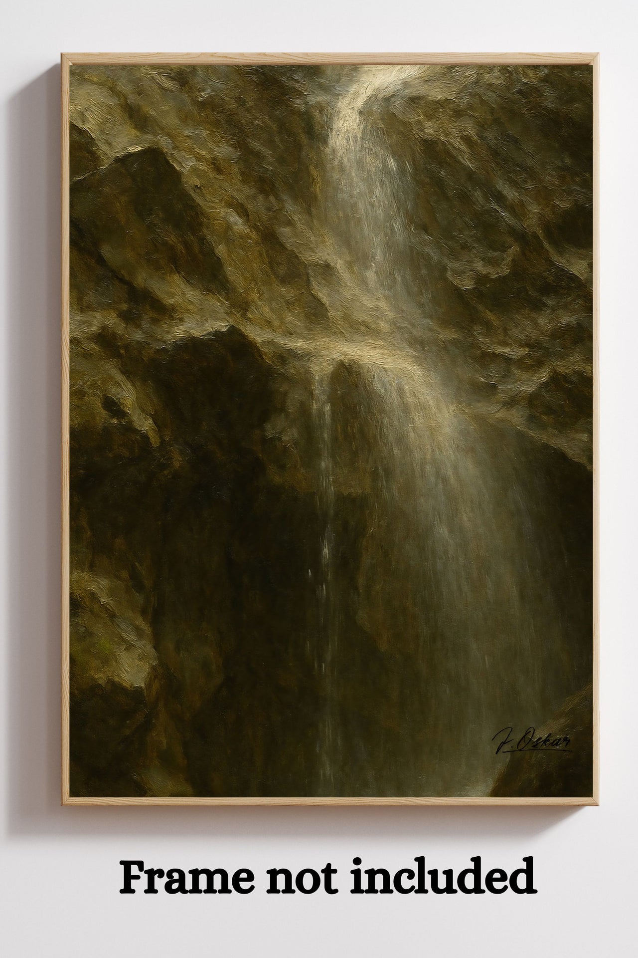 Majestic Mountain 42 - Veil of Silence Canvas Art
