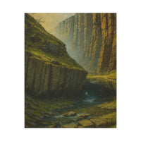 Majestic Mountain 22 - The Stone Corridor Canvas Art