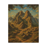 Majestic Mountain 12 - Path of the Wanderer Canvas Art