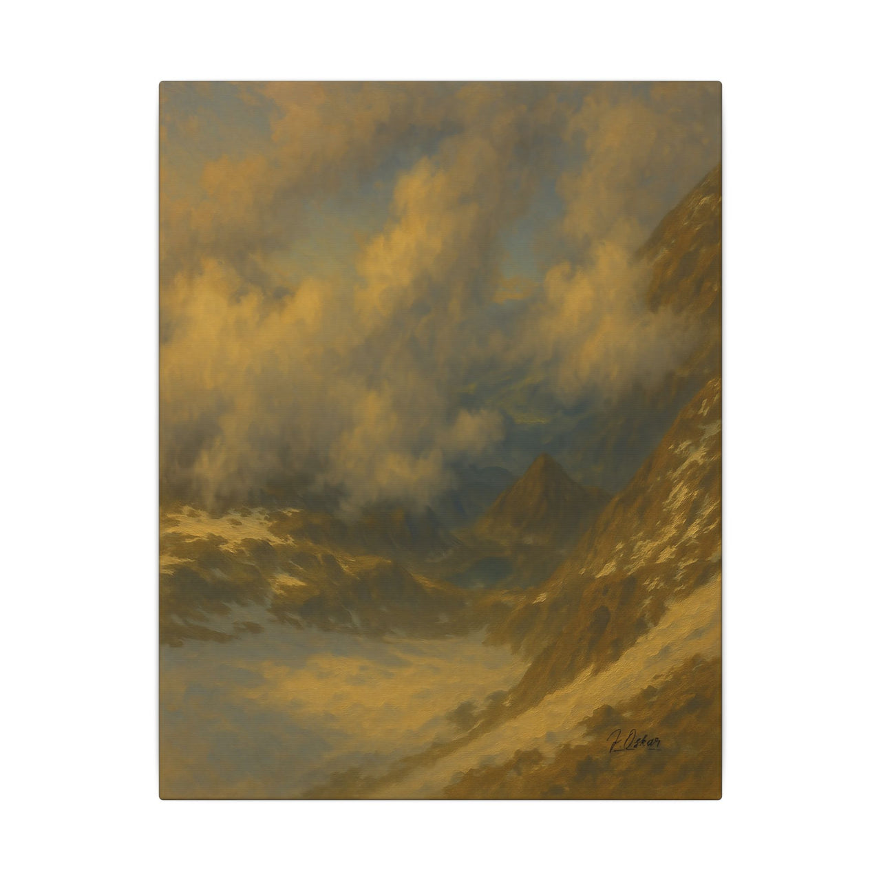 Majestic Mountain 97 - Sea of Clouds Canvas Art