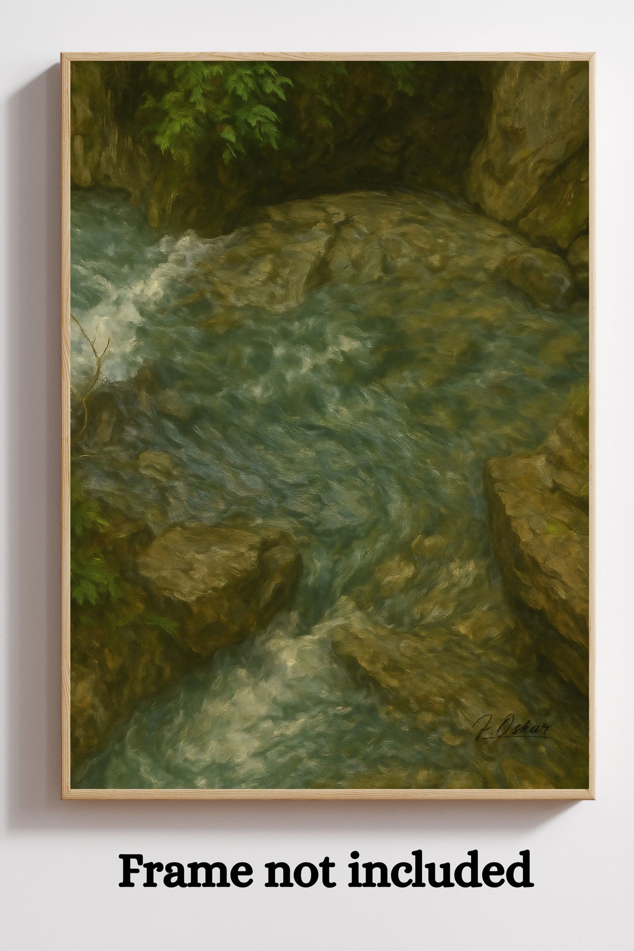 Majestic Mountain 44 - Dance of the Waters Canvas Art