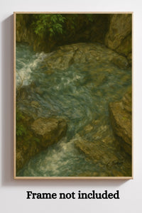Majestic Mountain 44 - Dance of the Waters Canvas Art