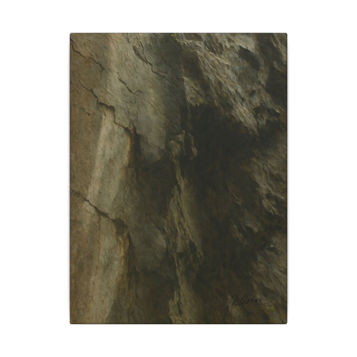 Majestic Mountain 47 - Silence of the Stone Canvas Art